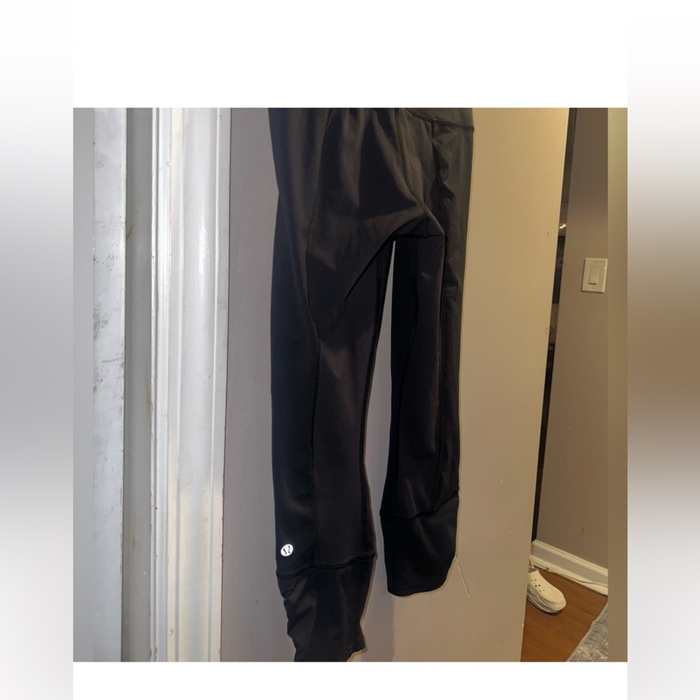 Lululemon Black Leggings size 6 Nwot